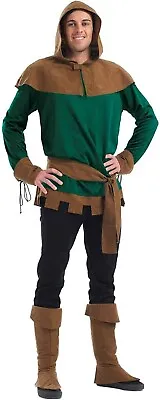 Mens Robin Hood Costume Adult Prince Of Thieves Outlaw Archer Halloween M L XL • $40.95