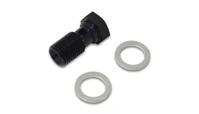 Vibrant 11460 Single Banjo Bolt M14x1.25 Aluminum Black 22mm • $16.51