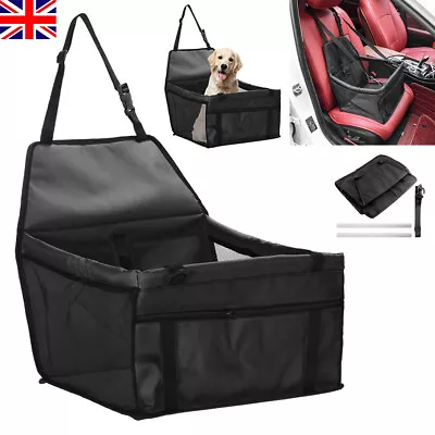 £11.99 • Buy Folding Pet Dog Car Booster Seat Cat Puppy Travel Carrier Bed Bag Basket Cage UK