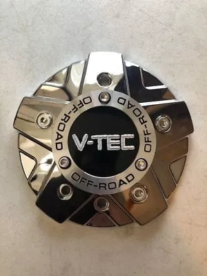 V-TEC Wheels  Warlord 394 C394-CLVT C394-6 Chrome Wheel Center Cap • $59.99