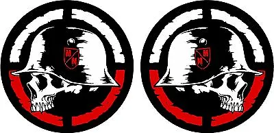 METAL MULISHA DECAL PAIR #10  Sticker Truck Trailer Moto Car Window Wall Art • $9.95