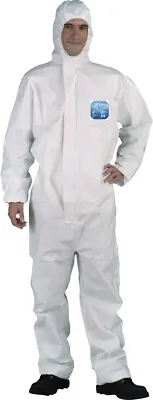 £32 • Buy Disposable Overall / Coverall Suit With Hood Cat 3 Type 5/6 Sizes M - XXXL - 5PK