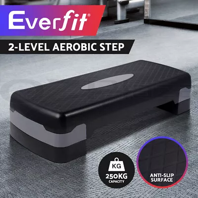 Everfit Aerobic Step Exercise Stepper Steps Home Gym Fitness Block Bench Riser • $30.95