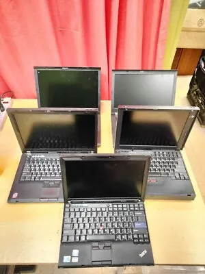 Lot Of 5 Thinkpad Laptops X201 380ED T410 T420 T400 Notebook 1017 • $111.03