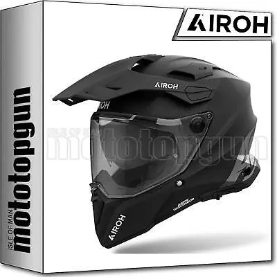 Airoh Helmet Dual Motorbike Cm211 Commander 2 Color Black Matt Sz. Xl • $402.64