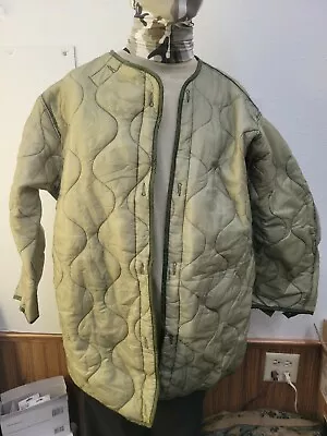 US MILITARY M65 Extreme Cold Weather Parka Jacket Coat Liner Nylon Medium M • $32