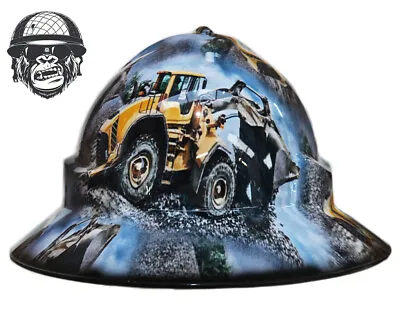 Custom Hydrographic Safety Hard Hat LOADER PRO CHOICE WIDE BRIM • $85