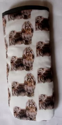 £3.95 • Buy SHIH TZU GLASSES CASE - Cotton- Ideal Small Gift