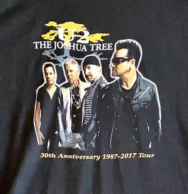 U2 Joshua Tree 30th Anniversary Tour T Shirt Mens 2XL Concert T Shirt • $10.76