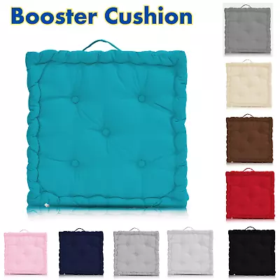 Armchair Booster Cotton Cushion Seat Pads Chunky Garden Dining Car Chair Thick • £9.87