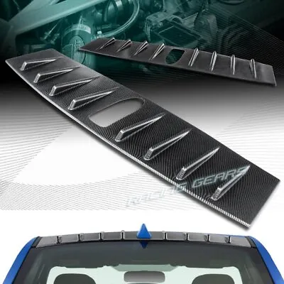 $36.95 • Buy Carbon Look Rear Roof Shark Fin Vortex Spoiler Wing Fit 15-18 Subaru Wrx Sti
