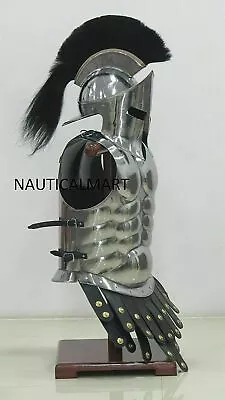 Muscles Roman Jacket With Spartan Helmet Medieval Ancient Armor Helmet HALLOWEEN • $341.05