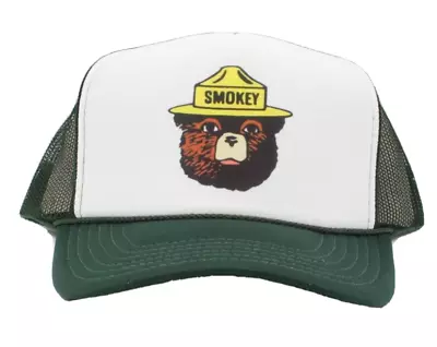 Smokey Bear Hat Vintage Trucker Hat Smokey Snap Back Adjustable. • $18.99