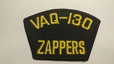 US Navy Air VAQ-130 Zappers Hat Badge Patch • $8.99