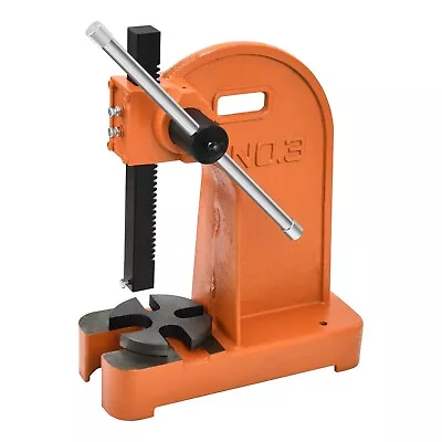 Arbor Press 3 Ton Lever Bench Mountable Bearings Cast Iron Manual Desktop • $209.30