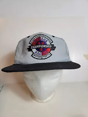 Vtg 80s 90s Yamaha Racing Championship Motorsport SnapBack Hat Cap Moto USA Made • $18.53