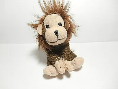 2009 Whimzy Pets Coconut Monkey Brown Mini Plush Finger Puppet 3 INCHES TALL • $9.95