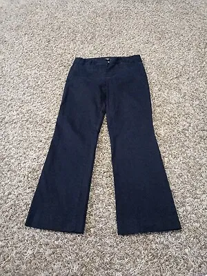 J Crew Pants Womens 4 Short Blue City Fit Chino Straight Leg Cotton Stretch • $9.99