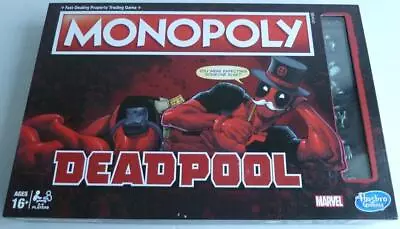 MONOPOLY DEADPOOL BOARD GAMEHASBRO Complete 2017 Marvel • £23.99