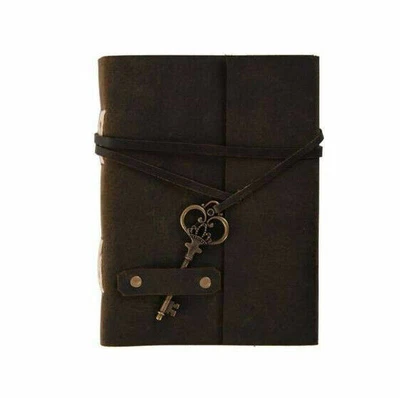 $31.10 • Buy Classic Key Lock Finished Leather Journal With Stylish Key Diary