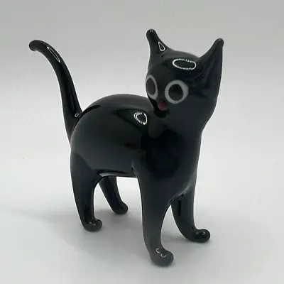 New Collection!!! Murano Glass Handcrafted Unique Lovely Size 2 Cat Figurine • $29.90