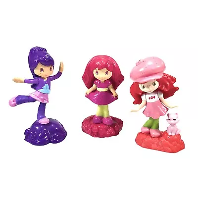 Lot Of 3 Strawberry Shortcake Dolls. 2011 McDonald's Happy Meal Collectables 3” • $15