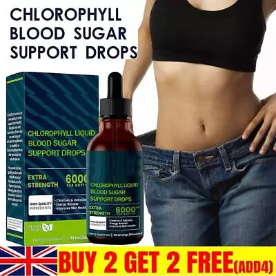 Chlorophyll All Natural Extract Liquid Drops Water Soluble Mint 59mL • £7.99