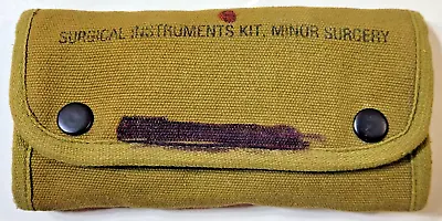 Vintage Army Military Surgical Instruments Field Kit Minor Surgery • $129