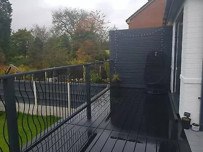 Wrought Iron Patio Steel Fencing Infill Panels. Balustrade And Balcony Railings • £9