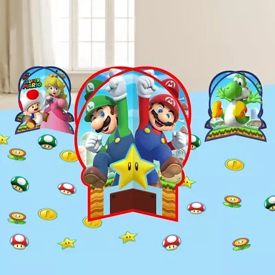 Super Mario Party Supplies - Super Mario Table Decorating Kit • $8.95