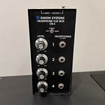 Simon System Headphone Cue Box CB-4 • $200