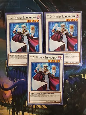 X3 T.G. Hyper Librarian (Common OP23-EN022) YUGIOH PLAYSET NEW  • $3.99