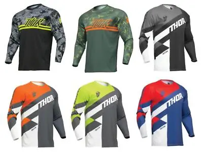 Thor MX Sector Digi Camo / Checker Jersey Adult & Youth Sizes Riding Shirt ATV • $27.95