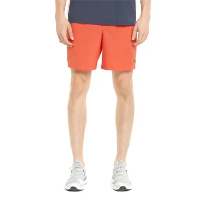 Puma Train 7 Inch Athletic Shorts Mens Orange Casual Athletic Bottoms 52175326 • $14.99