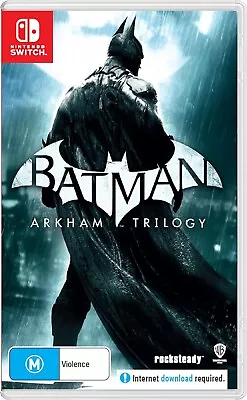 Batman Arkham Trilogy Nintendo Switch Brand New Sealed • $84