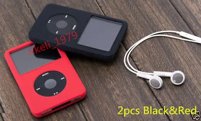 2pcs Silicone Skin Cover Case For IPod Classic 7th 80/120/160GB Video 30GB THIN • $11.39