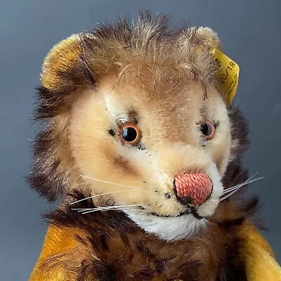 STEIFF Leo Lion Hand Puppet ~ ALL IDs 1968-78 Unused German Mohair Vintage Toy • $145