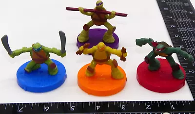 Lot 2015 Teenage Mutant Ninja Turtles Figure McDonalds Toy Leo Don Raph Mikey • $12.55