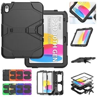 For IPad 10th 9th 8th 7th 6th 5th Gen Heavy Duty Shockproof Full Body Case Cover • £5.99