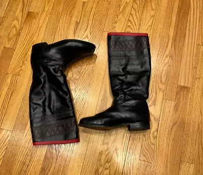Custom Riding Boots Mens Size 11 Black • $126.35