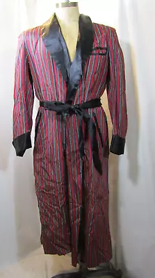 Vintage LITT - CHINITZ NY Dressing / Smoking Robe One Size Fits Most • $49.99