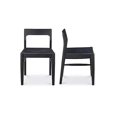 Moe's Home Collection's Owing Dining Chair Black Set Of 2 • $978
