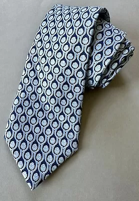 VINEYARD VINES Blue Kentucky Derby Roses 3 1/2 Inch Mens Boys Silk TIE MSRP$85 • $21.95