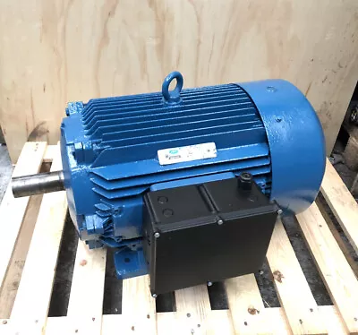 GEC 22kW 3-Phase AC Electric Motor 1460RPM 4-Pole B3 Foot D180L Cast Iron 415v • £565