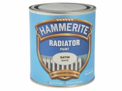 Hammerite Radiator Paint Satin White 500ml • £14.79