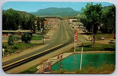 Steamboat Springs Colorado~Main Street~US 40 National Highway~1962 Postcard • $13