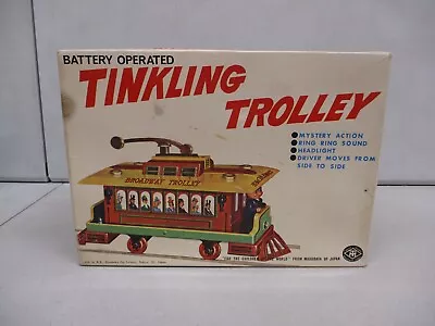 Vintage Japanese Battery Operating Tinkling Trolley • $39.99