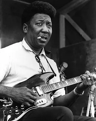 American Blues Singer MUDDY WATERS Glossy 8x10 Photo Guitar Musical Poster Print • $5.49