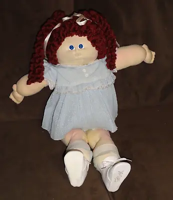Cabbage Patch SOFT FACE Girl Doll Signed Xavier Roberts 85 THE LITTLE PEOPLE 24  • $475