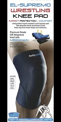 Bodyassist El-Supremo Wrestling Knee Pad X-Large Thermal Compression Neoprene XL • $59.95